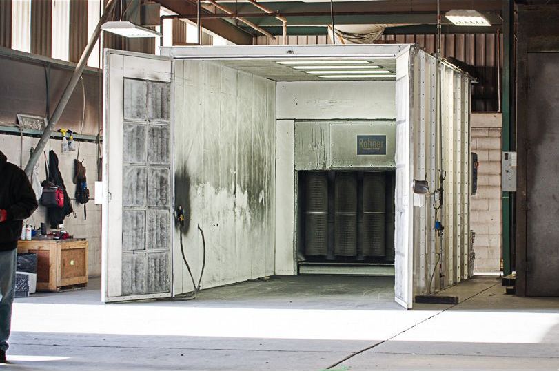 One of Colortec's state of the art drying ovens